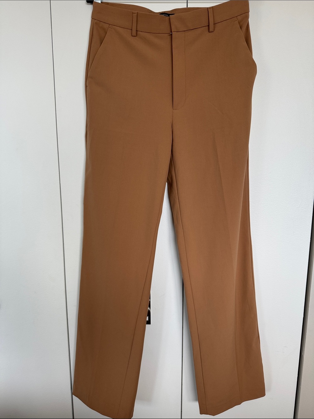 Banana Republic Classic Straight-Leg Trousers in Camel